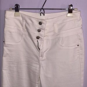 Refuge High rise white jegging